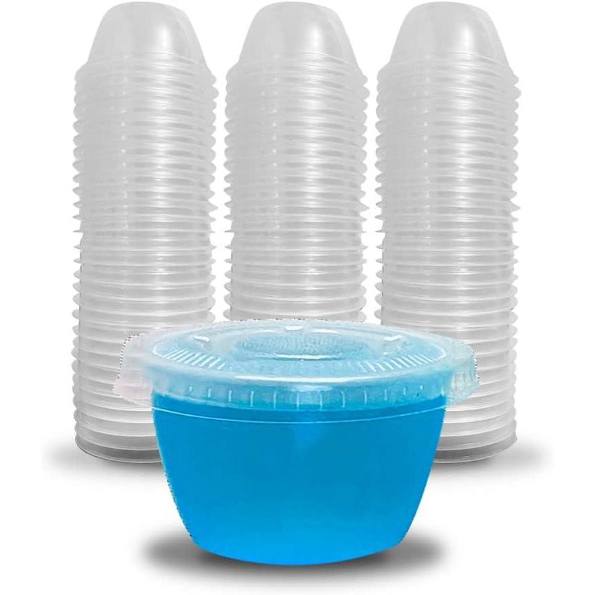 imageSWOOC Games  Giant Tower Party Game with Hidden Jello Shots  Includes Disposable Cups Lids ampamp Carrying Case  Stacks up to 5ft  Tipsy Topple Game for Adults  Giant Outdoor Games  Jumbo Bar FunXtra Cups Only  105pc