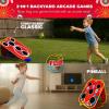 imageSWOOC Games  Backyard Arcade  2in1 Bean Bag Toss Game for Kids wCarry Bag  5Second Setup ampamp Storage  Outside Toys for Toddlers  Carnival Games for Kids  Outdoor Toddler Activities