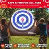 imageSWOOC Games  Bull Hawker  Giant Axe Darts Over 6ft Tall w 15 Games  Axe Throwing Game for Backyard wAir Pump  Outdoor Games for Adults and Family  Carnival Games  Throwing Axe Yard Games