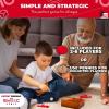 imageSWOOC Games  Coin Drop  Simple  Strategic Dice Games for Families with Coins Included for 26 Players  Works WPennies Too  Get Rid of Coins to Win  Board Games for Kids  Penny Game Wood Box
