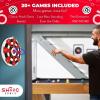 imageSWOOC Games  Hook Darts Ring Toss Game  Wood Board ampamp Soft Rings  20 Games Included for Kids ampamp Adults  Wall Mounted Ring and Hook  Indoor ampamp Outdoor Wall Decor for Game Room Patio Garage Yard