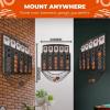 imageSWOOC Games  Low Post Lineup  Wall Mounted Giant Basketball 4 In A Row w 5 Games  Basketball Hoop For Room Wall Games  Game Room Games  Mini Basketball Hoop Indoor Connect  Four In A Row Game
