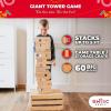 imageSWOOC Games  Premium Giant Tower Game  60 Blocks  Storage CrateOutdoor Table  Stacks up to 5ft  Jumbo Yard Games for Adults and Family  Giant Outdoor Set  Big Backyard Fun  Large Lawn Size