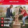 imageSWOOC Games  Premium Giant Tower Game  60 Blocks  Storage CrateOutdoor Table  Stacks up to 5ft  Jumbo Yard Games for Adults and Family  Giant Outdoor Set  Big Backyard Fun  Large Lawn Size