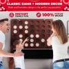 imageSWOOC Games  Wall Mounted Giant 4 in A Row  60 Quieter  Jumbo Size Wall Games  Game Room Game Accessories and Decor  Garage and Basement Decor  Large Connect  Four in a Row for Kids ampamp Adults