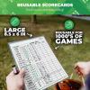 imageSWOOC Games  Yardzee Farkle ampamp 20 Giant Dice Games All Weather with Wood Bucket 5 Scorecards ampamp Marker  Yard Dice Outdoor Game  Large Dice Jumbo  Giant Yard Games  Outside Games  Lawn Games25 Dice