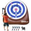 imageSWOOC Games  Bull Hawker  Giant Axe Darts Over 6ft Tall w 15 Games  Axe Throwing Game for Backyard wAir Pump  Outdoor Games for Adults and Family  Carnival Games  Throwing Axe Yard Games