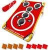 imageSWOOC Games  Coney Island Toss  Arcade Style Cornhole Board Set wCarrying Case ampamp 15 Games  Corn Hole Games for Adults  Kids Bean Bag Toss Game  Kids Cornhole Set wBags  Outdoor Yard Games