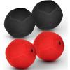 imageSWOOC Games  Replacement Balls for Giant Kick Darts  2 Red and 2 Black 7inch  Inflatable EasyStick Balls  Giant Outdoor Games  Soccer Games  Giant Yard Games  Inflatable Soccer Dart Board