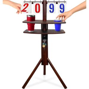 imageSWOOC Games  Cornhole Score Keeper ampamp Other Yard Games  Weather Resistant  Cornhole Scoreboard with Drink Holder ampamp Bottle Opener ampamp Magnetic Cap Catch  Cornhole Accessories  Corn Hole Score Boards