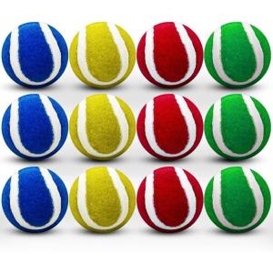 imageSWOOC Games  Replacement Balls for Bull Chipper EasyStick  Standard Golf Balls Size  3 Red 3 Yellow 3 Green 3 Blue  Yard Games for Adults  Outdoor Games for Adults and Family  Golf Games