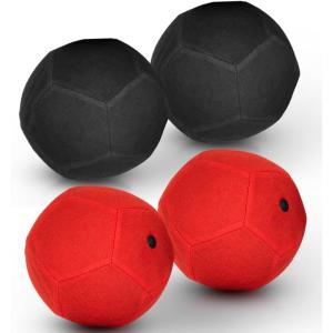 imageSWOOC Games  Replacement Balls for Giant Kick Darts  2 Red and 2 Black 7inch  Inflatable EasyStick Balls  Giant Outdoor Games  Soccer Games  Giant Yard Games  Inflatable Soccer Dart Board