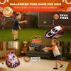 imageSwooc Games  Haunted Toss  Halloween Games for Kids  2in1 Bean Bag Toss Game for Kids  5Second Setup  Spooky Halloween Party Games  Fall Bean Bag Toss Fun  Outside Party Activities