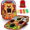 imageSwooc Games  Safari Sling  2in1 Bean Bag Toss Game for Kids  5Second Setup Kids Cornhole Game Set  Outdoor Toddler Activities  Backyard Party Games  Corn Hole Set Toddler Bean Bag Toss